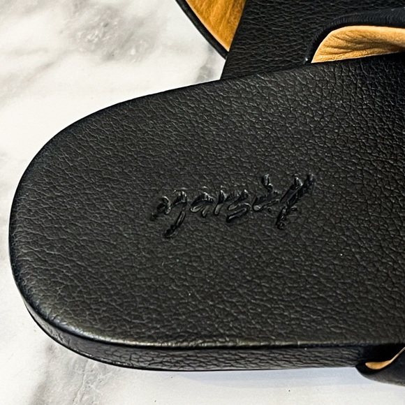 Marsèll Spanciata Leather Thong Sandals Pebbled Black Size 38 GUC - Picture 7 of 10
